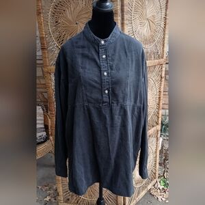 Scully Button-Up Corduroy Long Sleeve Shirt With Star Buttons_XL
